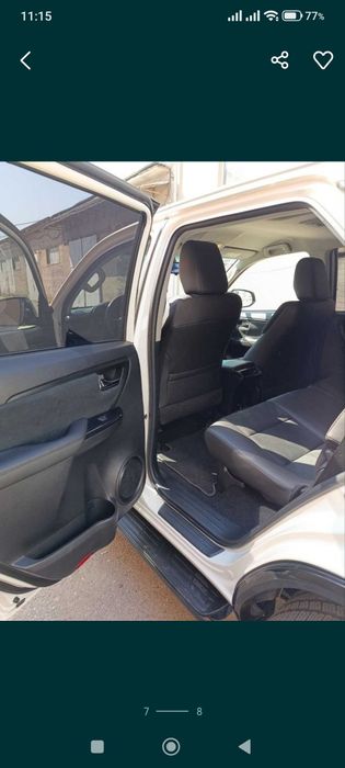 Toyota Fortuner 4х4 Белый жемчуг.