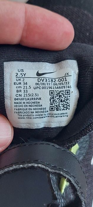 Adidași Nike nr 34 ca noi