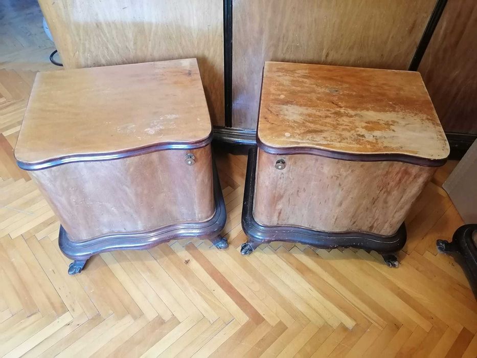 Dormitor lemn masiv vechi