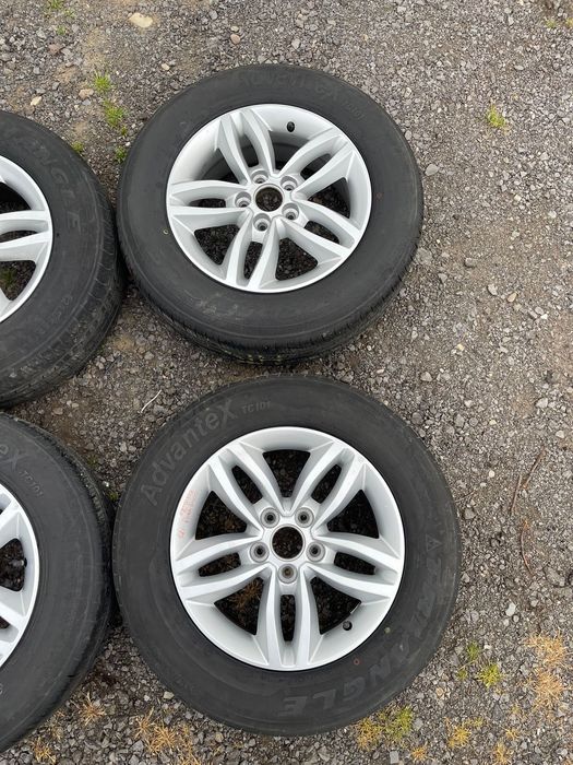 Jante aliaj 5x112 ssangyong Tivoli Korando Torres cu anvelope de vara 215 65 16