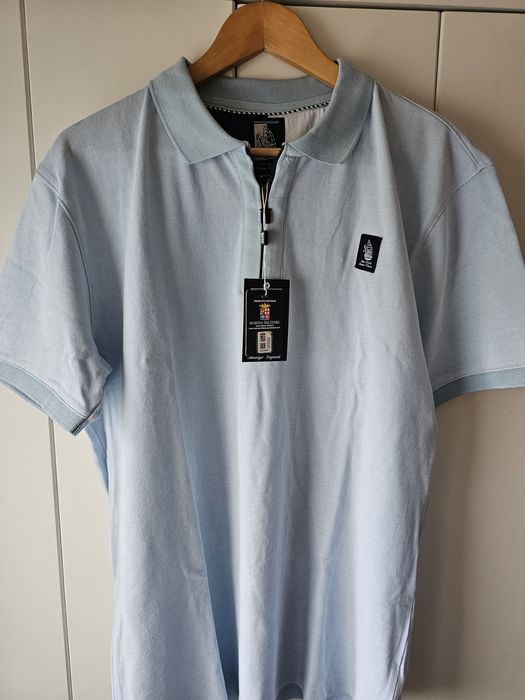 Нова ( с етикет) мъжка поло блуза Marina Militare,  в светло син цвят