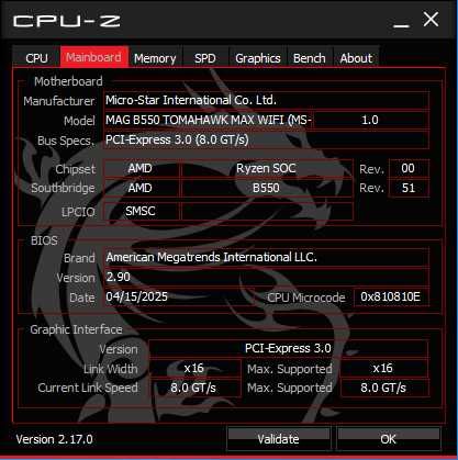 Дънна платка MSI MAG B550 TOMAHAWK MAX WIFI, сокет АМ4