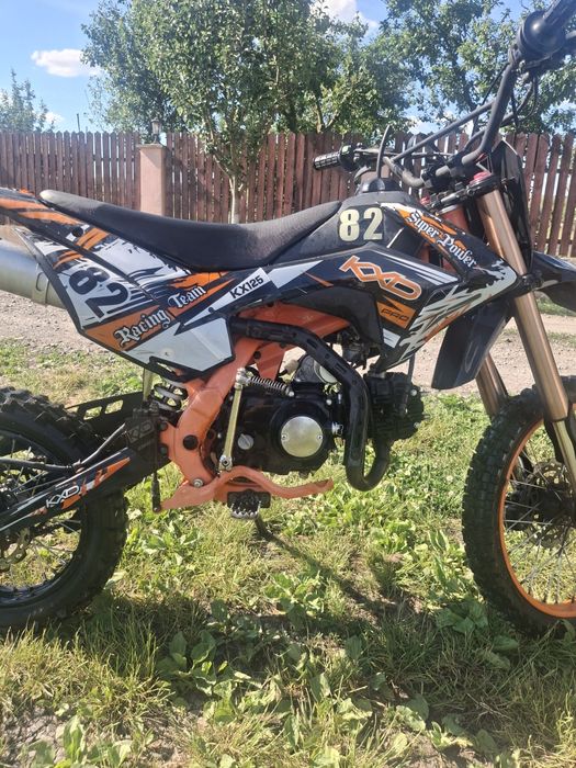Vând cross 125 kxd, pornire buton si pedală