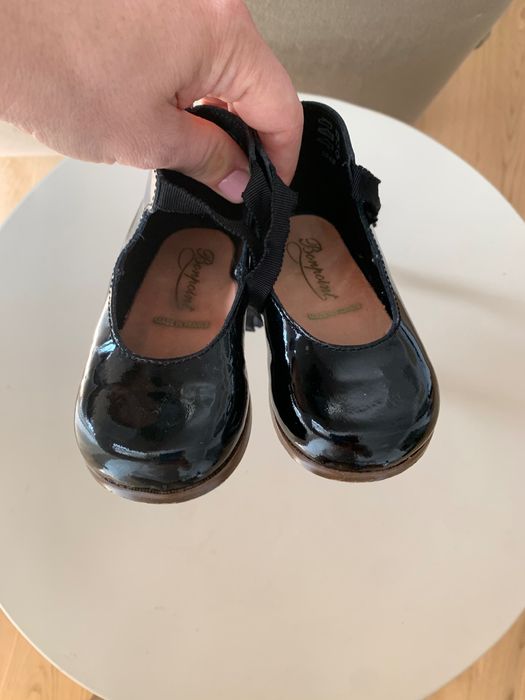 Pantofi/ balerini piele fete Bonpoint marime 21