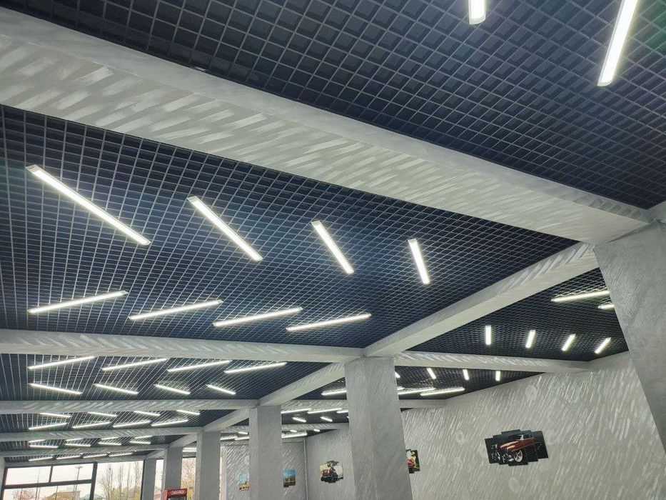 Грильято потолок | Грилято | сеточный потолок | клеточный | Grilyato |