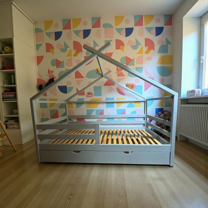 Детско легло-къщичка, тип Монтесори