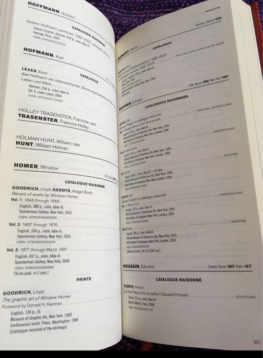 Art каталог за изкуство 1780-2008г френски език