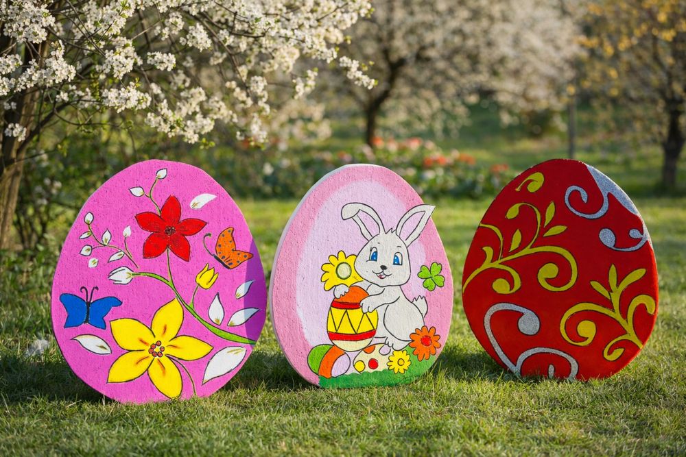 Украса декорация великден пролет