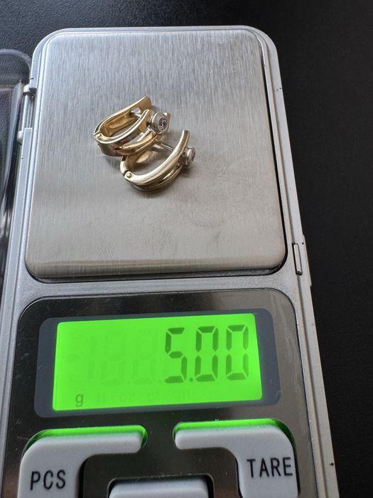 Серьги с бриллиантами 585