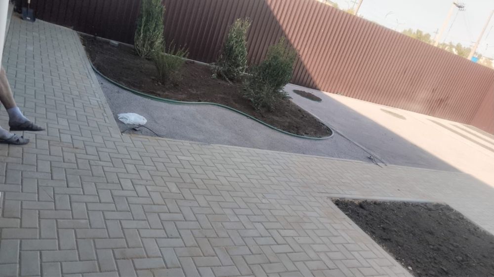 Укладка брусчатки