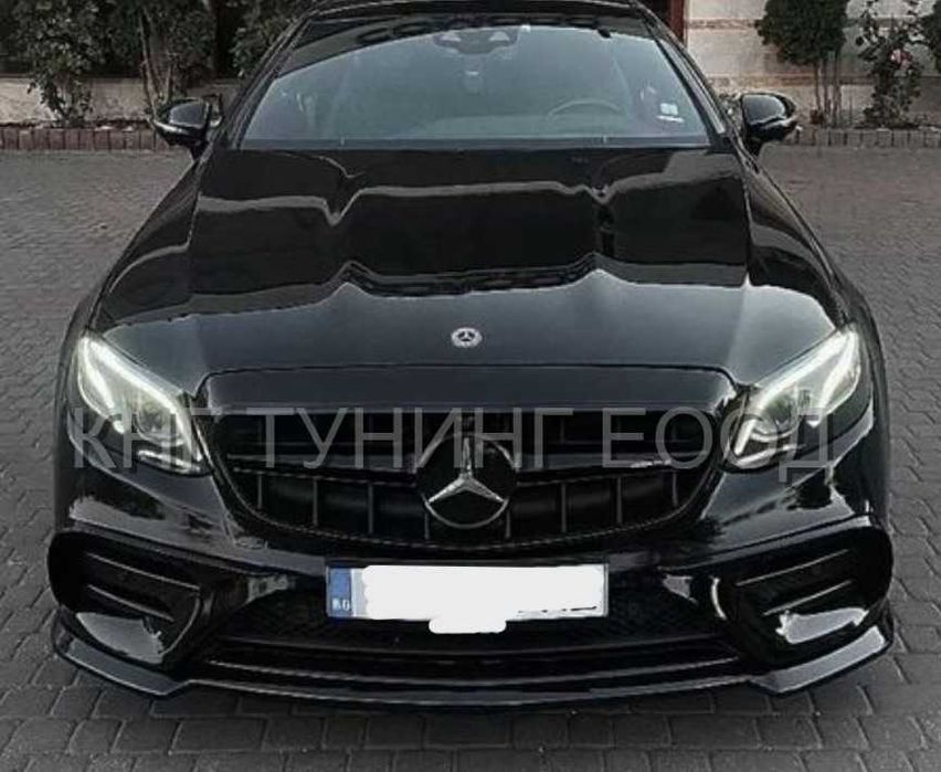 мерцедес в213 преден лип спойлер / mercedes w213 lip spoiler 2017-2020