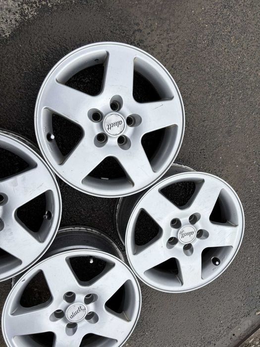 Set jante aluminiu R15 5x100 VW Audi 6,5JX ET38 Aluett