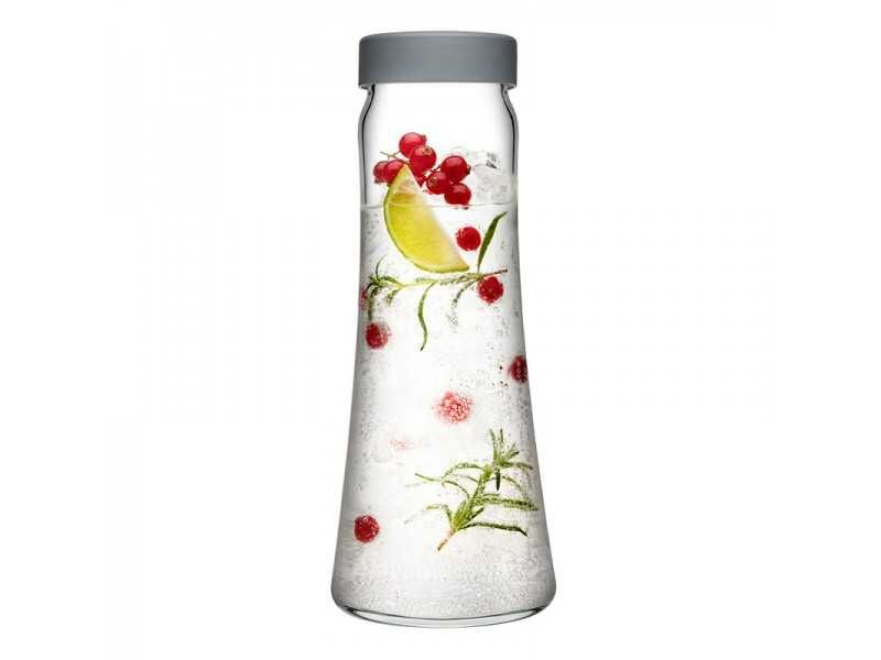 Гарафа 1030 мл с капак сив, PASABAHCE