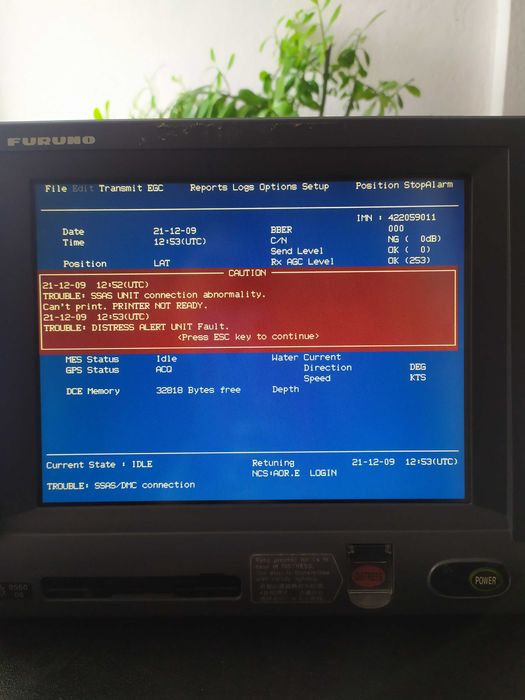 Мобилна корабно-земна станция InmarSat-C .Felcom 15