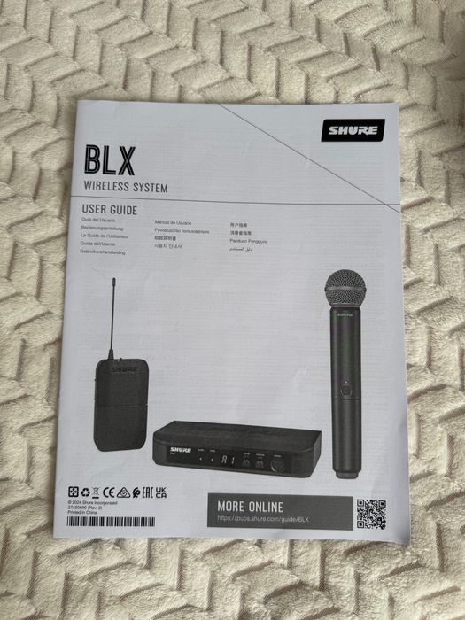 Microfon wireless profesional Shure BLX Beta 58A – ca nou