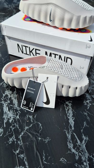 Slapi Nike Mind 001 Silver Gray 42.5