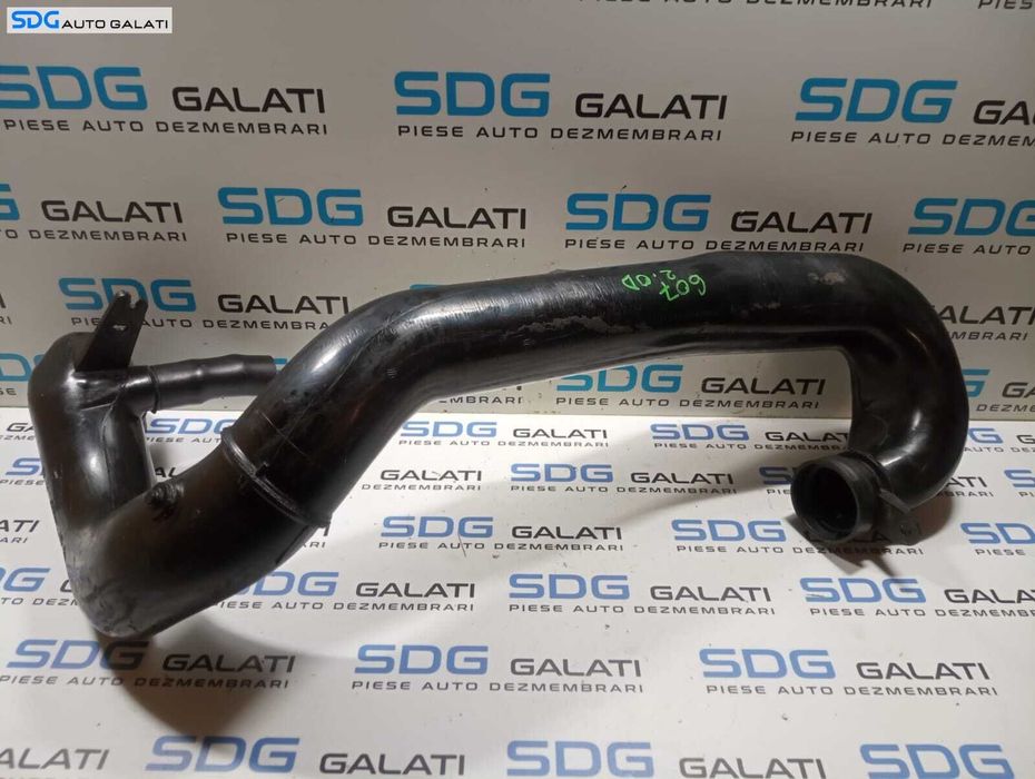 Furtun Conducta Tub Tubulatura Presiune Aer Turbo Turbina Turbosuflanta Intercooler Peugeot 607 2.0 D 1999 - 2008 Cod 9640715980 9640716080 [M4646]