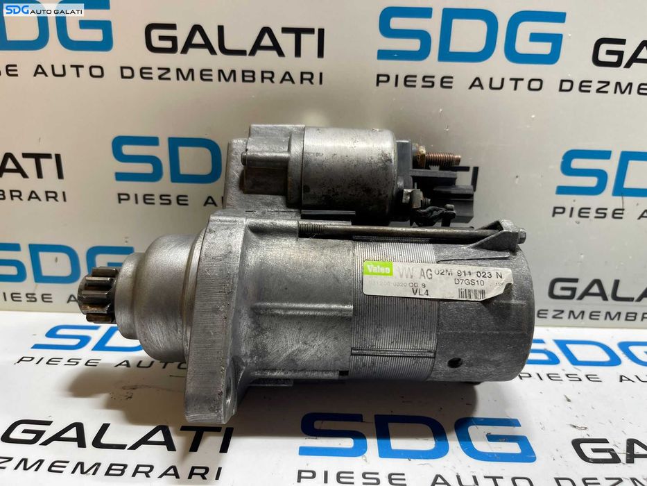 Electromotor cu 11 Dinti Volkswagen Beetle 2.0 TDI CJAA CFFB 2012 - 2016 Cod 02M911023N [B3604]