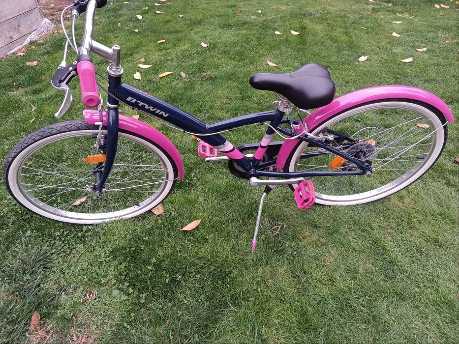 24" Детски Велосипед Btwin Подходящ за Момиче