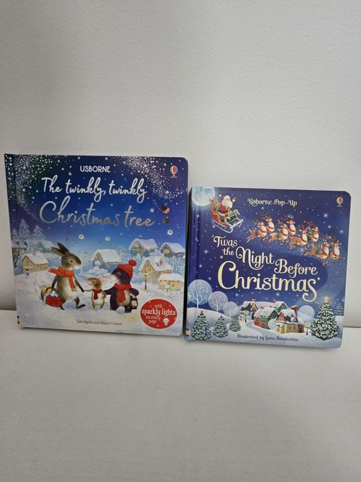 Cărți copii engleză Usborne – cu lumini & pop-up 3D (stare foarte bună