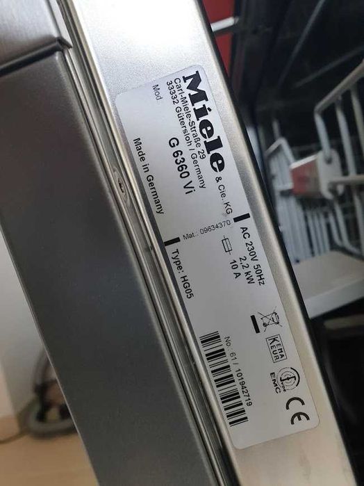 Miele - Auto Open - QuickPowerWash - Съдомиялна - Пълно Вграждане 60см