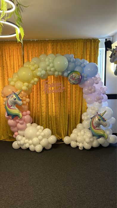 Arcada baloane! Baloane cu heliu! Arcada intrare! Decor Botez! Baloane