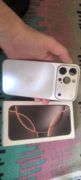 Iphone 16 PRO MAX Desert Titanium sim+e sim, kor+doc, 256 GB