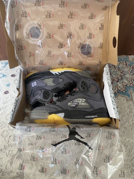 Jordan 5 x off white