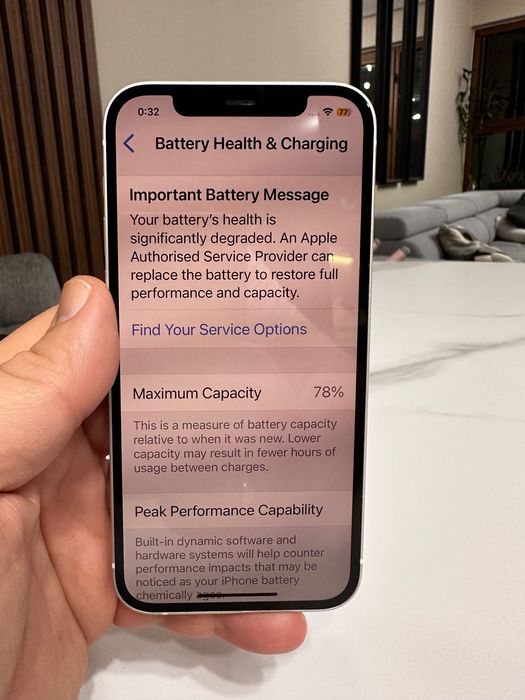 Apple iPhone 12 – 128GB – White – Отлично състояние