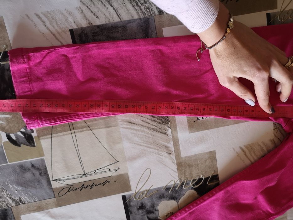 Blugi H&M,roz, 3-4 ani