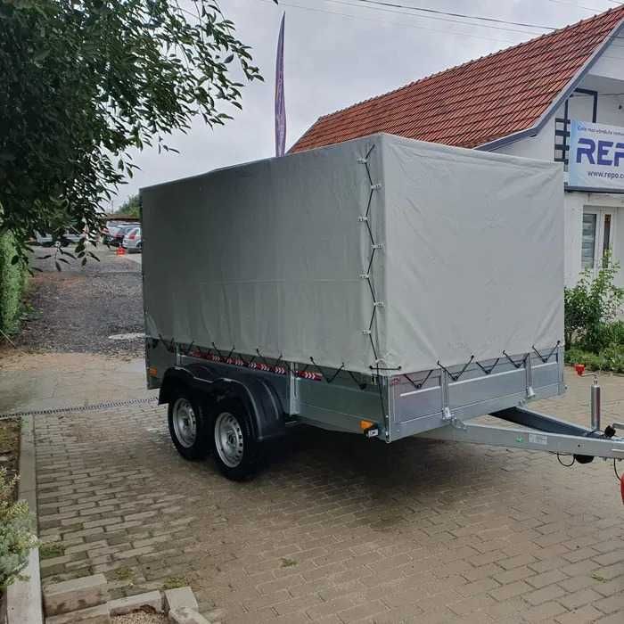 Remorca Repo cu prelata, carte rar, nr. rosu