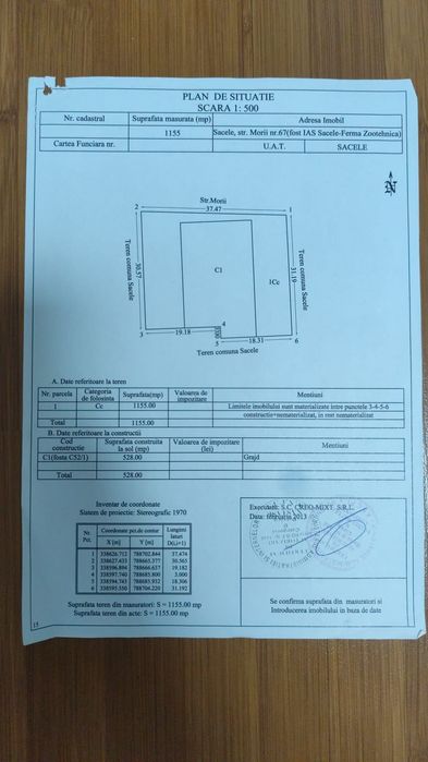 Vând  în  Sacele