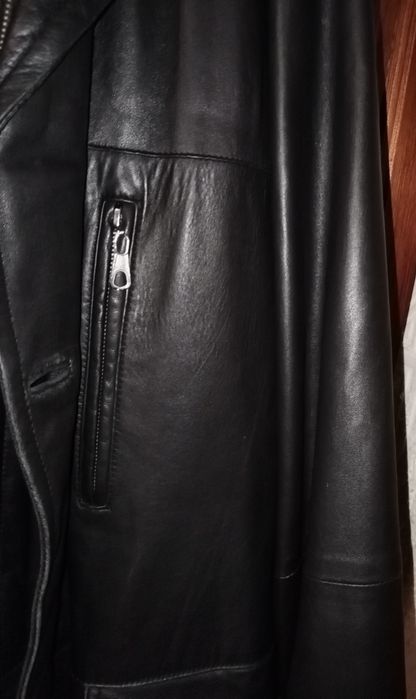 DANIEL HECHTER PARIS Оригинал Ново Мъжко Зимно Яке от Естествена Кожа