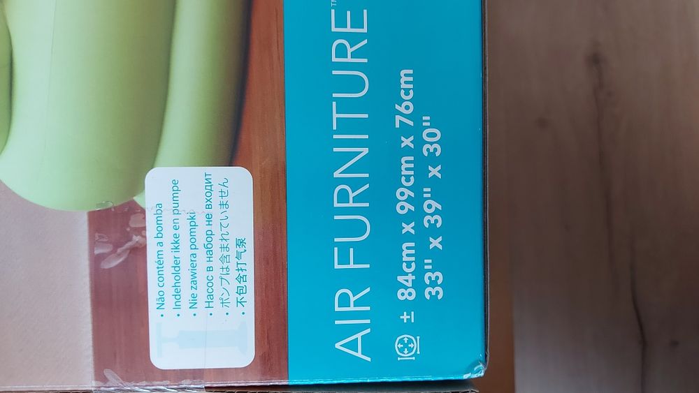 Надуваем фотьойл INTEX