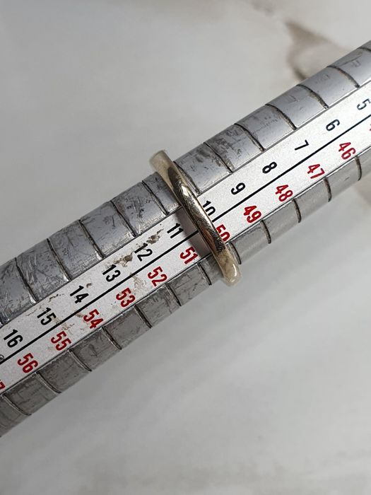 Inel din aur alb de 18K cu diamante naturale mărimea 50, gramaj 3,77 g