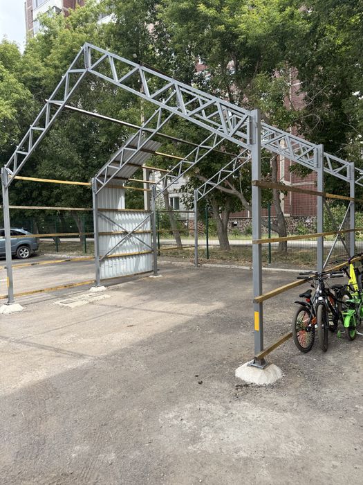 Гараж на болтовом соединении