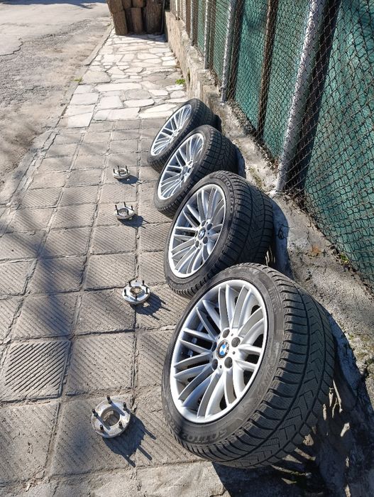 Джанти BMW Style 94  R18 ET24 Хубави зимни гуми и фланци с болтове
