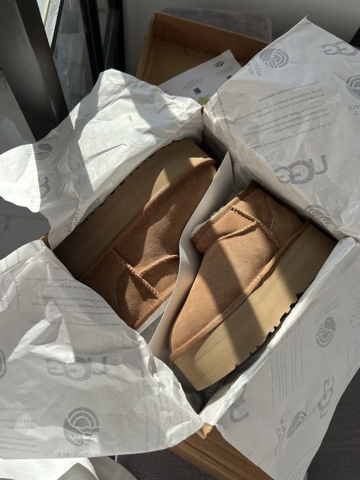Новые угги на платформе UGG PLATFORM MINI 37 38 размеры