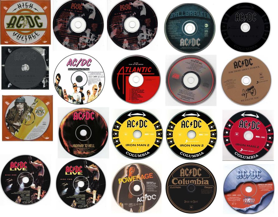 AC/DC - Colectie CD DVD LP Vinil