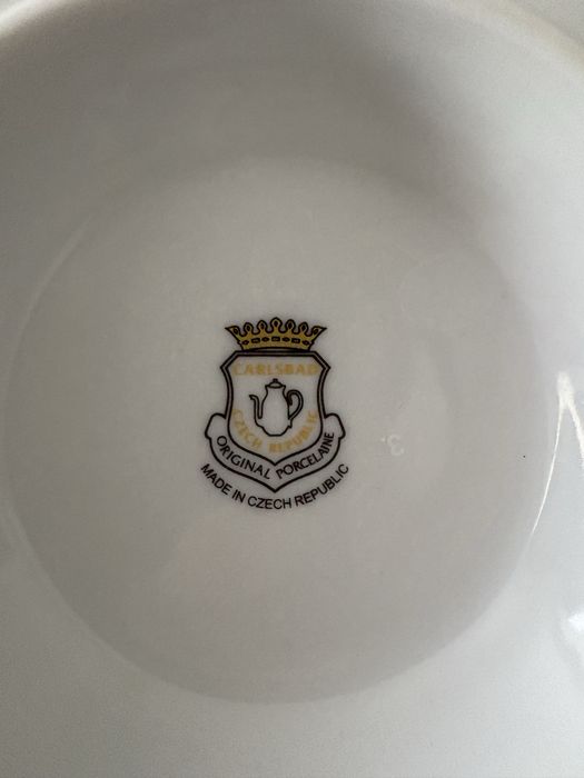 Чешская посуда блюдница и соусница