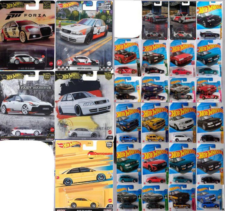 28 моделей автомобилей Hot Wheels