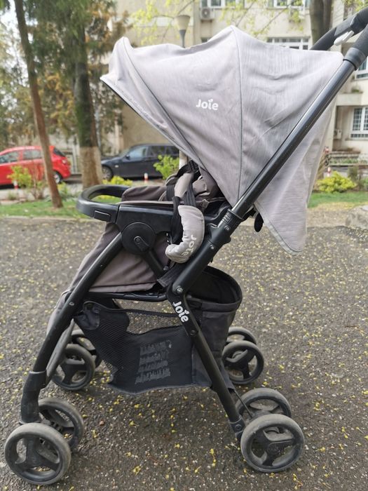 Cărucior copii Joie - Carucior cu maner reversibil Mirus Dark Pewter
J