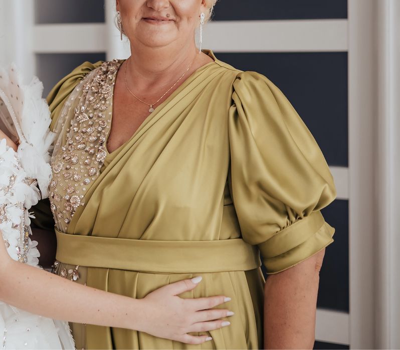 Rochie soacra mare, rochie nașa, marime mare