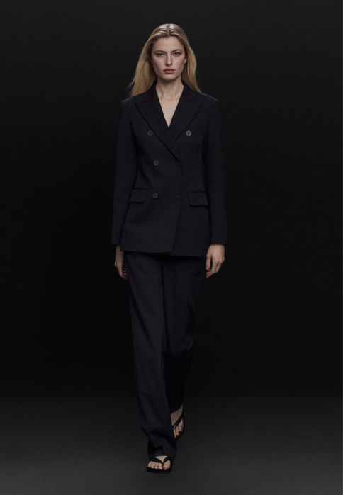 Sacou Massimo Dutti, bleumarin