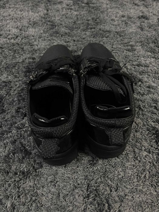 Philipp Plein Leather Lo-Top Hexagon Sneakers Мъжки Обувки