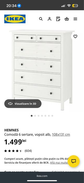 Comoda hemnes ikea