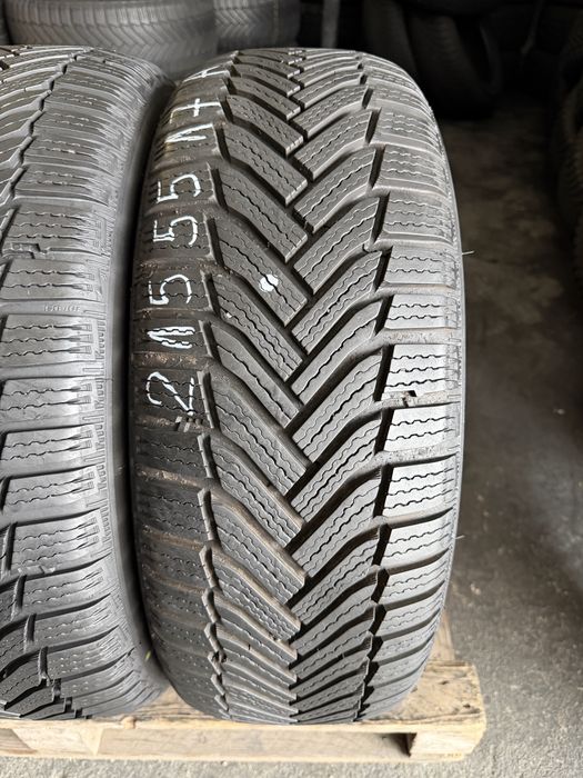 4 anvelope iarna 215/55/17 , Michelin Alpin 6 , 7.5 mm