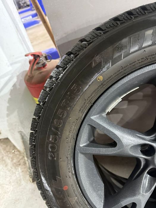 Диски 5×100 R15 ,с зимней резиной