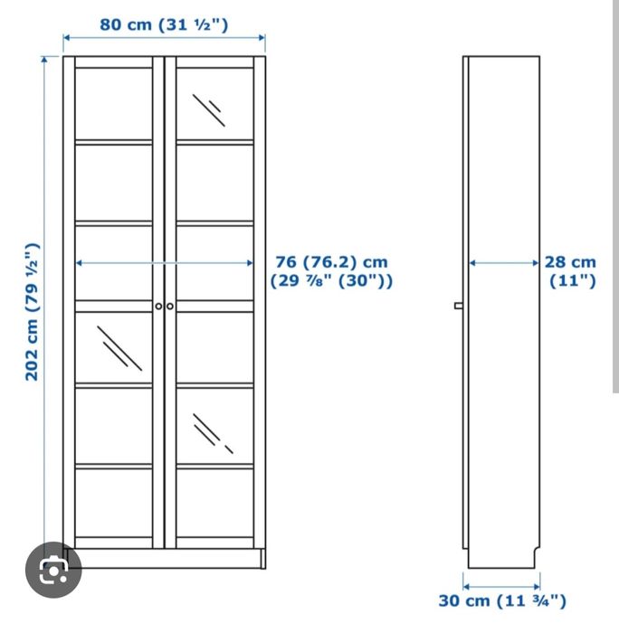 Шкаф - витрина ИКЕА оригинал