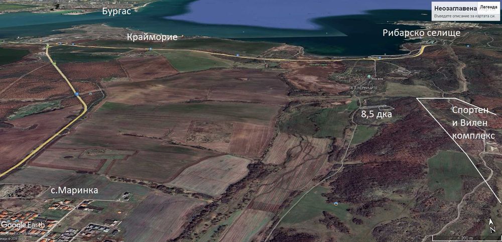 Продава се Парцел в Царево - 8500 кв.м за 36 €/кв.м - Снимка #1